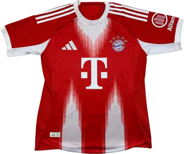 Футболка Баварія (Bayern Munich) 2025-2026 домашня червоно-біла F0257