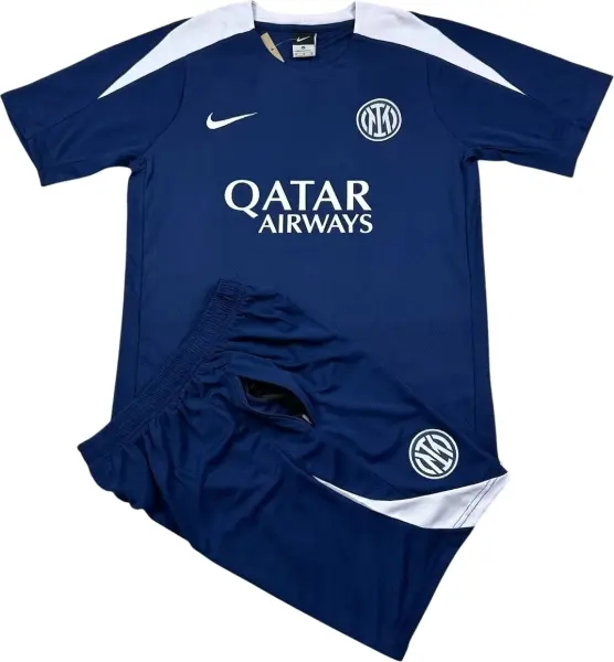 Футбольна форма Інтер (Inter Milan) 2025-2026 тренувальна темно-синьо-біла F0319