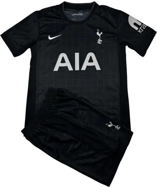 Футбольна форма дитяча Тоттенгем (Tottenham) 2025-2026 виїзна чорна F0373