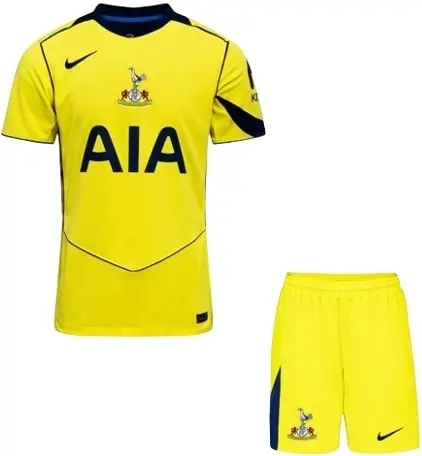 Футбольная форма Тоттенхем (Tottenham) 2025-2026 резервная желто-темно-синяя F0388