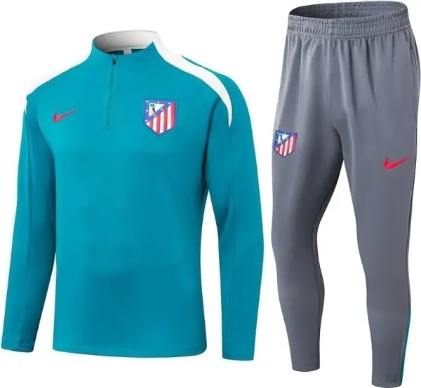 Спортивний костюм Атлетіко Мадрид (Atletico Madrid) 2024-2025 бірюзово-сірий F0449