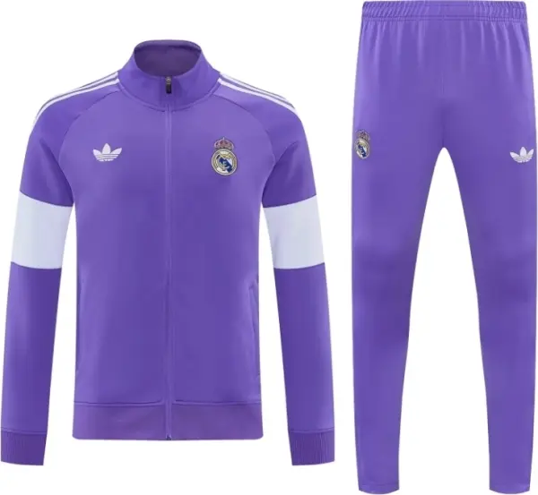 Спортивный костюм Реал Мадрид (Real Madrid) 2026-2027 фиолетово-белый F0614