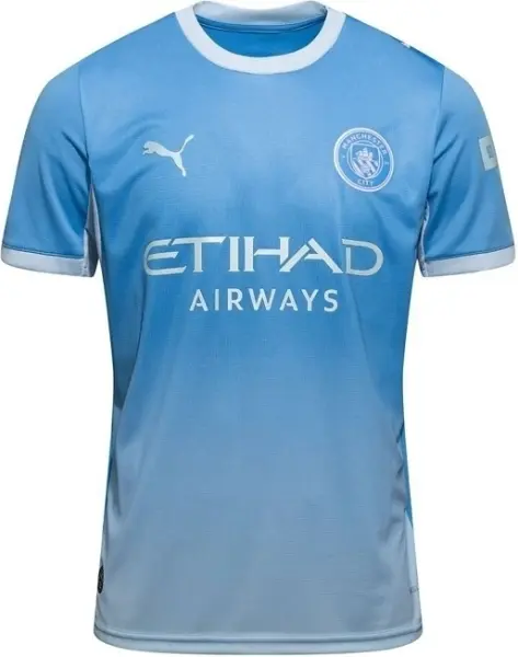 Футболка Манчестер Сіті (Manchester City) 2026-2027 домашня блакитно-біла F0648