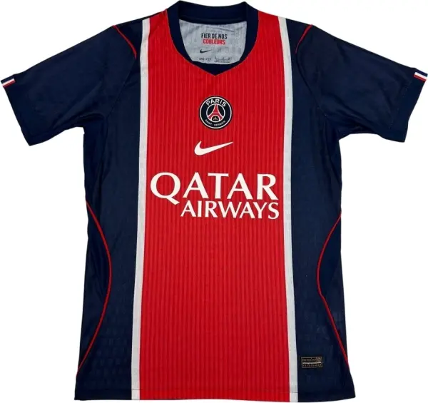 Футболка ПСЖ (PSG) 2026-2027 домашняя темно-сине-красно-белая F0650