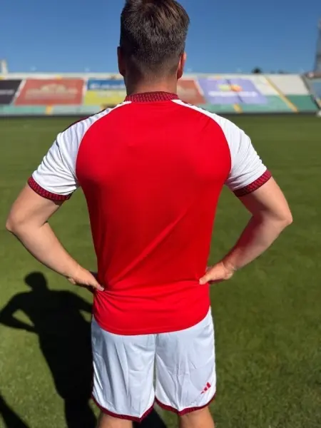 Футбольна форма Арсенал (Arsenal) 2026-2027 домашня червоно-біло-бордова F0653
