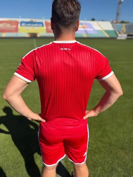 Футбольна форма Баварія (Bayern Munich) 2026-2027 домашня червоно-біла F0655