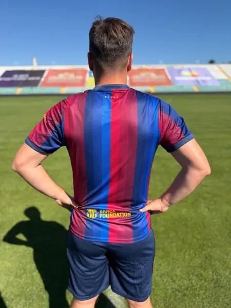 Футбольна форма Барселона (Barcelona) 2026-2027 домашня синьо-червона F0656
