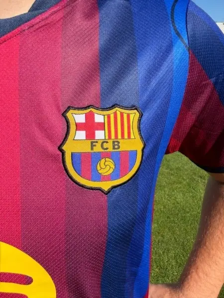 Футбольна форма Барселона (Barcelona) 2026-2027 домашня синьо-червона F0656