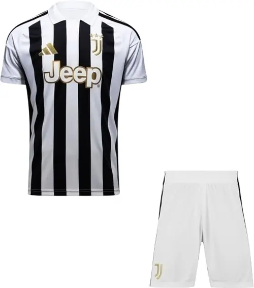 Футбольная форма Ювентус (Juventus) 2026-2027 домашняя бело-черная F0710