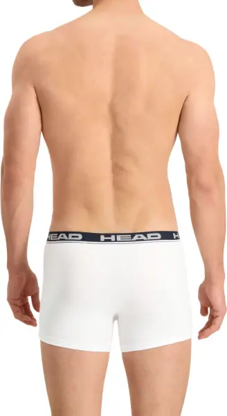 Трусы (боксерки) Head BASIC BOXER 2P бело-черные (2 штуки) 701202741-013