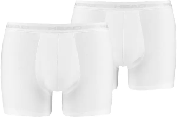 Трусы (боксерки) Head BASIC BOXER 2P белые (2 штуки) 841001001-300
