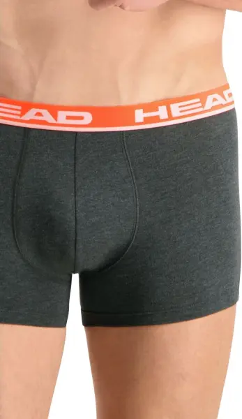 Трусы (боксерки) Head BASIC BOXER 2P серо-красные, черно-красные (2 штуки) 701202741-011