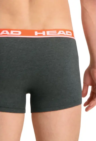 Трусы (боксерки) Head BASIC BOXER 2P серо-красные, черно-красные (2 штуки) 701202741-011