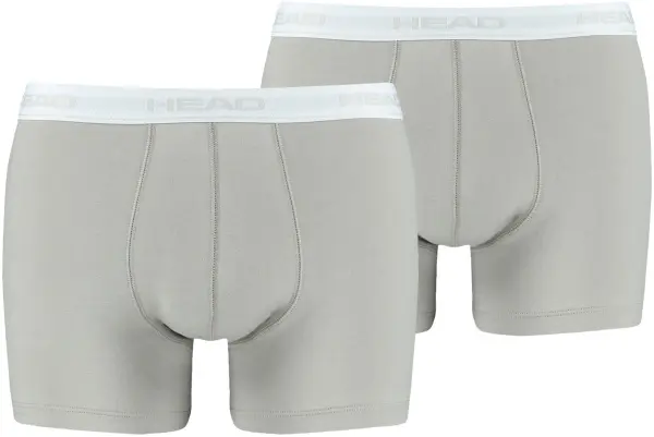 Трусы (боксерки) Head BASIC BOXER 2P серые (2 штуки) 841001001-400