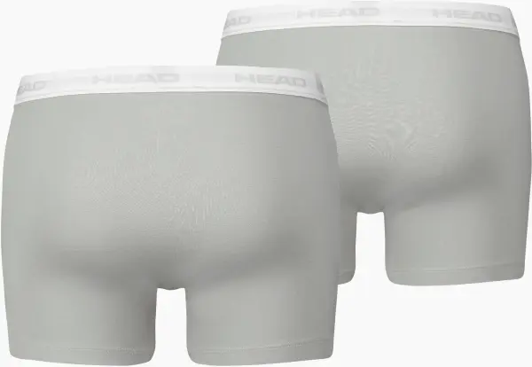 Трусы (боксерки) Head BASIC BOXER 2P серые (2 штуки) 841001001-400