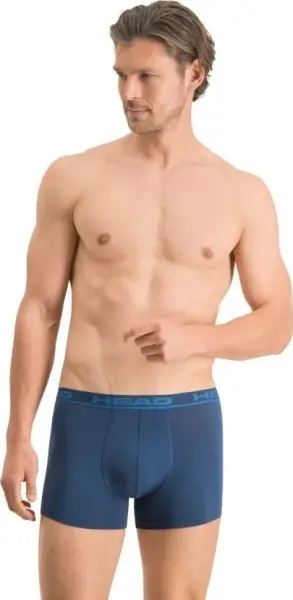 Труси (боксерки) Head BASIC BOXER 2P сині, темно-сині (2 штуки) 701202741-003