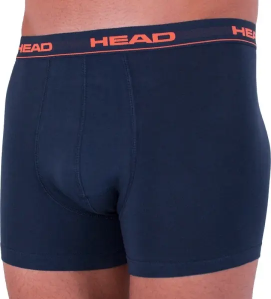 Труси (боксерки) Head BASIC BOXER 2P темно-сині, темно-синьо-помаранчеві (2 штуки) 841001001-493