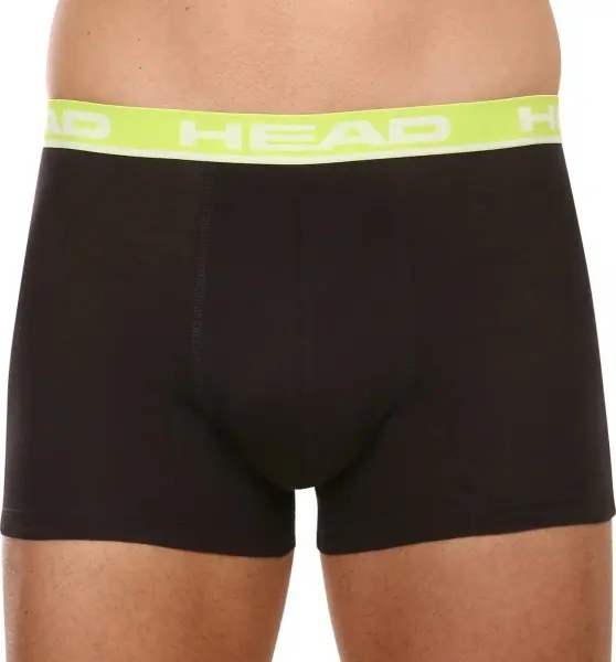 Труси (боксерки) Head BASIC BOXER 2P чорно-лаймові (2 штуки) 701202741-019