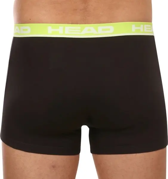 Труси (боксерки) Head BASIC BOXER 2P чорно-лаймові (2 штуки) 701202741-019