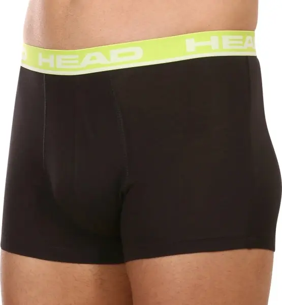 Труси (боксерки) Head BASIC BOXER 2P чорно-лаймові (2 штуки) 701202741-019