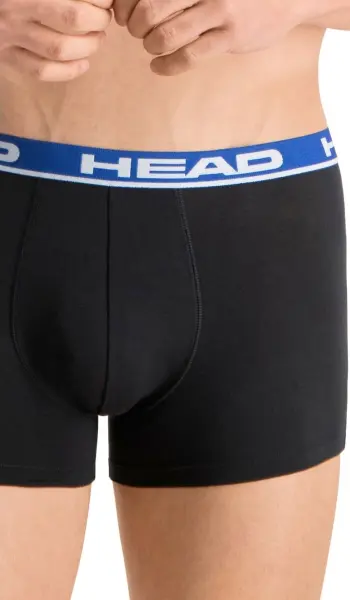 Труси (боксерки) Head BASIC BOXER 2P чорно-сині (2 штуки) 701202741-008