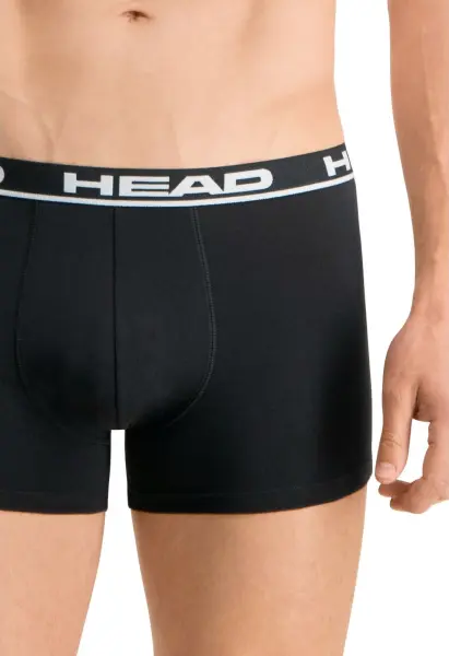 Трусы (боксерки) Head BASIC BOXER 2P черные (2 штуки) 701202741-005