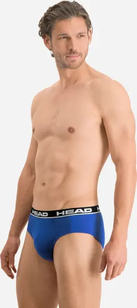 Трусы (брифы) Head BOXER BRIEF 2P сине-черные (2 штуки) 100001753-001