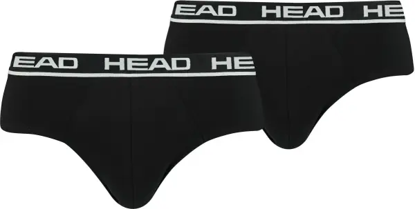 Трусы (брифы) Head BOXER BRIEF 2P черные (2 штуки) 100001753-002