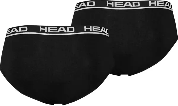 Трусы (брифы) Head BOXER BRIEF 2P черные (2 штуки) 100001753-002
