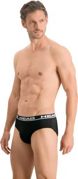 Трусы (брифы) Head BOXER BRIEF 2P черные (2 штуки) 100001753-002