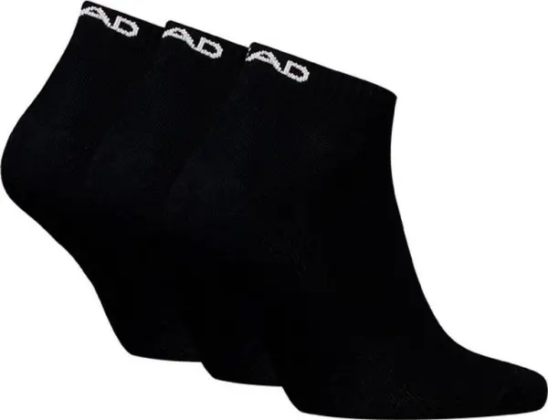 Шкарпетки Head ALL SPORTS TRAINING SNEAKER 3P чорні (3 пари) 701229018-001