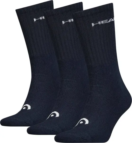 Шкарпетки Head CREW 3P UNISEX темно-сині (3 пари) 701213456-321