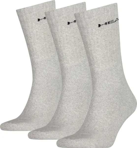 Шкарпетки Head CREW 3PPK UNISEX сірі (3 пари) 771027001-400