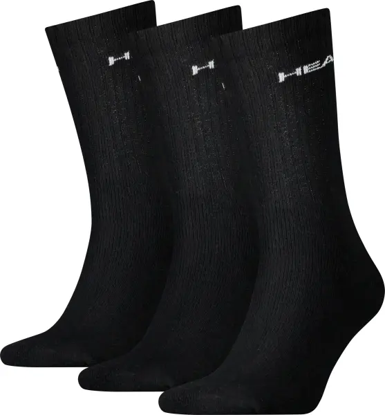 Шкарпетки Head CREW 3PPK UNISEX чорні (3 пари) 771027001-200