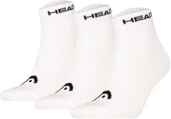 Шкарпетки Head ELEMENTS ALL SPORTS QUARTER 3P білі (3 пари) 701229010-002