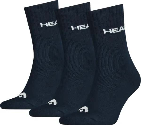 Шкарпетки Head SHORT CREW 3P UNISEX темно-сині (3 пари) 701213457-321