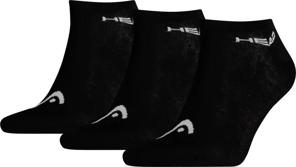 Носки Head SNEAKER 3P UNISEX черные (3 пары) 761010001-200