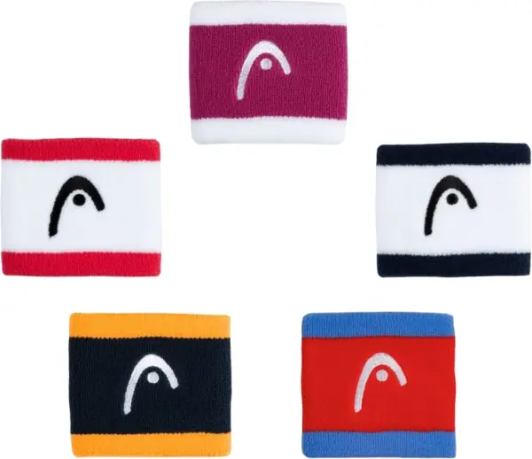 Напульсники Head WRISTBAND STRIPED 2.5" різнокольорові (2 штуки) 285865 mx