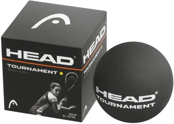 М'яч для сквошу Head TOURNAMENT SQUASH чорний 287-326