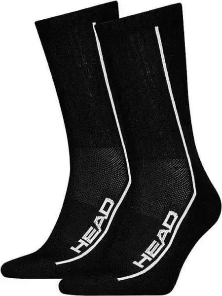 Носки Head ALL SPORTS PERFORMANCE CREW 2P черные (2 пары) 701229020-001