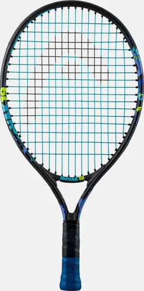 Ракетка для тенниса детская Head NOVAK 19 черно-сине-лимонная 235034