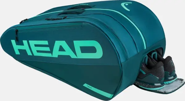 Сумка для тенісу Head TOUR RACQUET BAG L 65L темно-зелена 260516