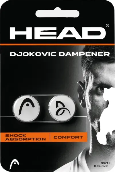 Віброгасники для ракеток Head DJOKOVIC DAMPENER білі (2 штуки) 285704