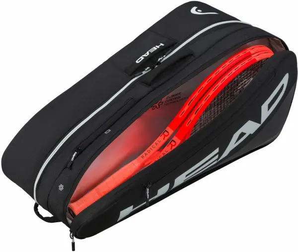Сумка для тенниса Head TOUR RACQUET BAG L 65L черная 260216