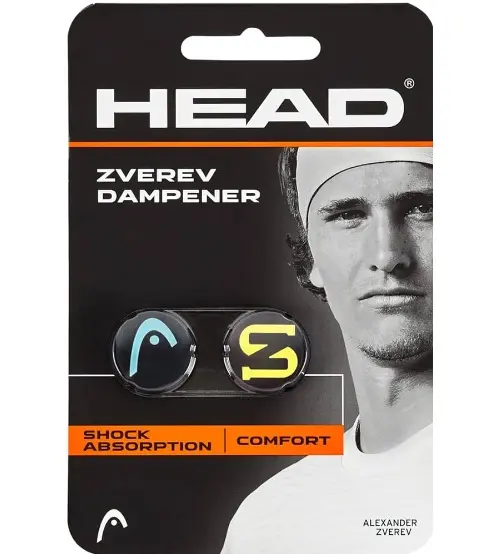 Віброгасники для ракеток Head ZVEREV DAMPENER блакитно-жовті (2 штуки) 285-120 blyw