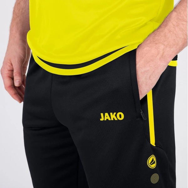 Спортивні штани тренувальні Jako ACTIVE чорно-жовті 8495-33