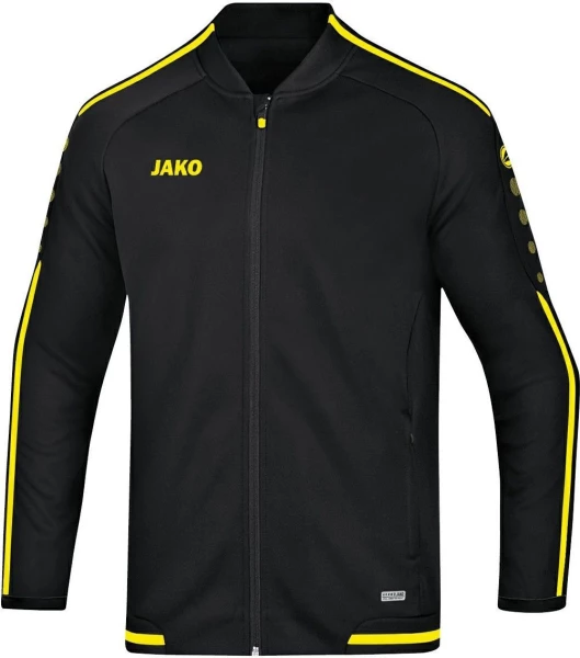Олимпийка (мастерка) Jako STRIKER 2.0 черно-желтая 9819-33