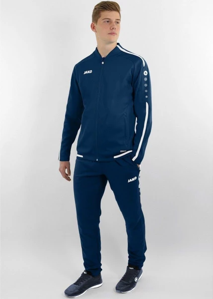Олімпійка (мастерка) Jako STRIKER 2.0 темно-синьо-біла 9819-99