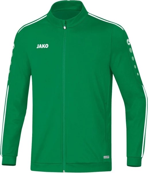 Олимпийка (мастерка) Jako STRIKER 2.0 зелено-белая 9319-06