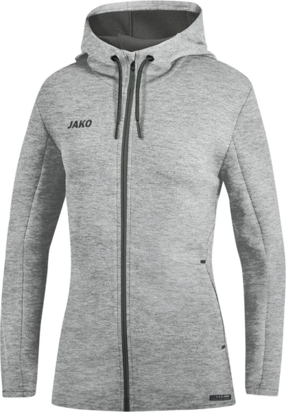 Олимпийка (мастерка) женская Jako PREMIUM BASICS светло-серая 6829-40